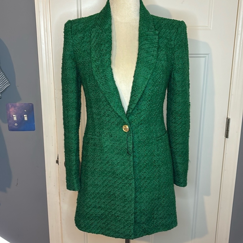 Zara Oversized Structured Blazer - Picture 3 of 11